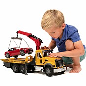 Bruder MACK Granite Tow Truck with Roadster