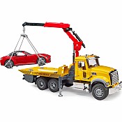 Bruder MACK Granite Tow Truck with Roadster