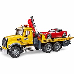 Bruder MACK Granite Tow Truck with Roadster