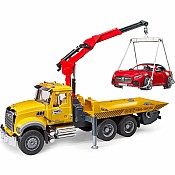 Bruder MACK Granite Tow Truck with Roadster