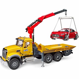 Bruder MACK Granite Tow Truck with Roadster