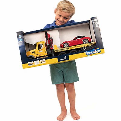 Bruder MACK Granite Tow Truck with Roadster