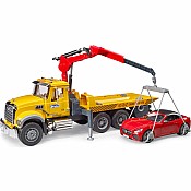 Bruder MACK Granite Tow Truck with Roadster