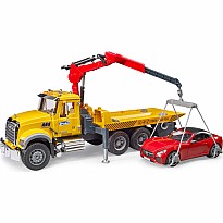 Bruder MACK Granite Tow Truck with Roadster