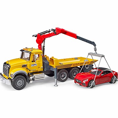 Bruder MACK Granite Tow Truck with Roadster