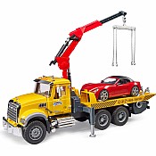 Bruder MACK Granite Tow Truck with Roadster