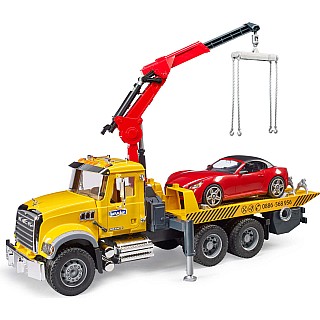 Bruder MACK Granite Tow Truck with Roadster