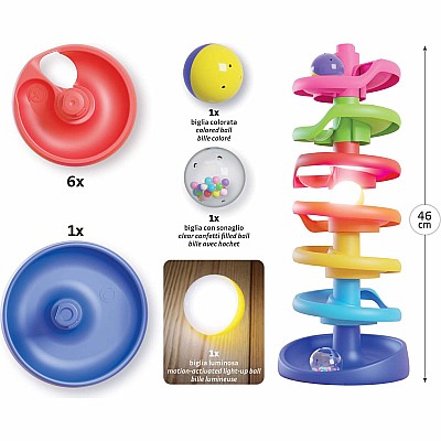 Quercetti Spiral Tower Brightball