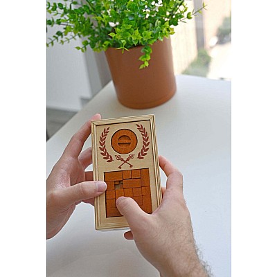 True Genius Roman Lock Box Puzzle Gift Box