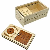 True Genius Roman Lock Box Puzzle Gift Box