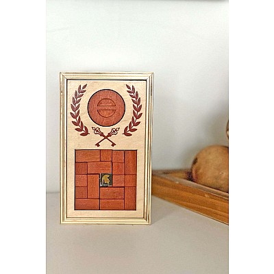 True Genius Roman Lock Box Puzzle Gift Box