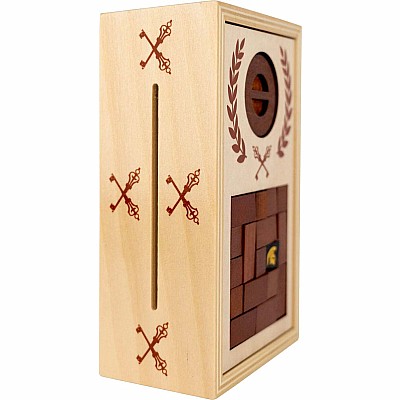 True Genius Roman Lock Box Puzzle Gift Box