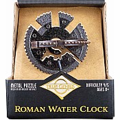 True Genius Roman Water Clock Metal Puzzle
