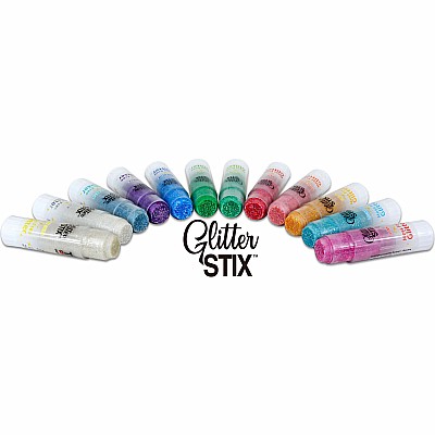 Glitter Stix Mess Free Glitter! 12 pc Set