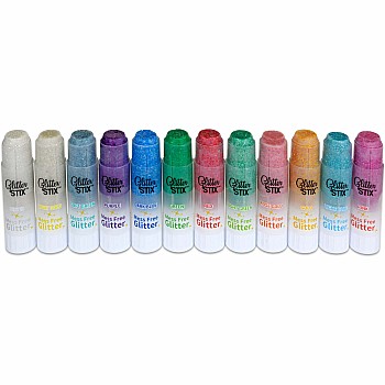 Glitter Stix Mess Free Glitter! 12 pc Set