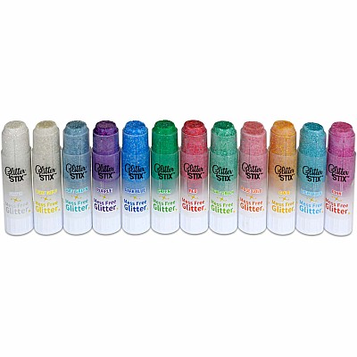 Glitter Stix Mess Free Glitter! 12 pc Set