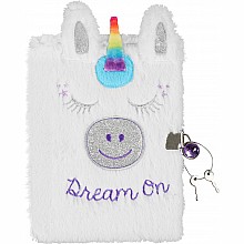 Dream On Unicorn Plush Journal