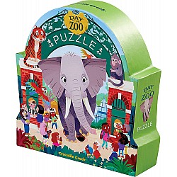 Crocodile Creek "Day at the Zoo" (48 Pc Puzzle)