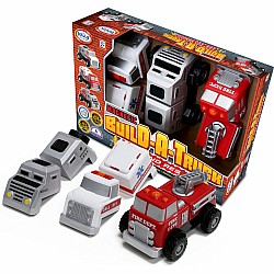 Magnetic Build-A-Truck - Fire and Rescue