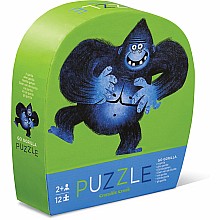 Mini Puzzle 12pc - Go Gorilla