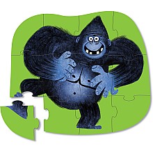 Mini Puzzle 12pc - Go Gorilla