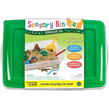 Sensory Bin, Dinosaur Dig