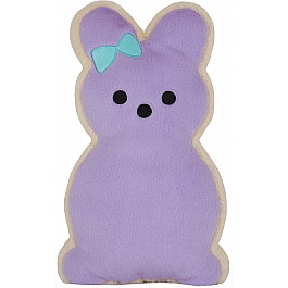 Bunny Cookie Furry Pillow - Purple