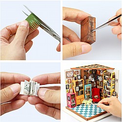 DIY Miniature House: Sam's Study