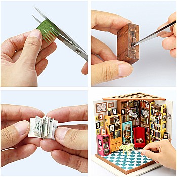 DIY Miniature House: Sam's Study