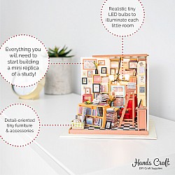 DIY Miniature House: Sam's Study