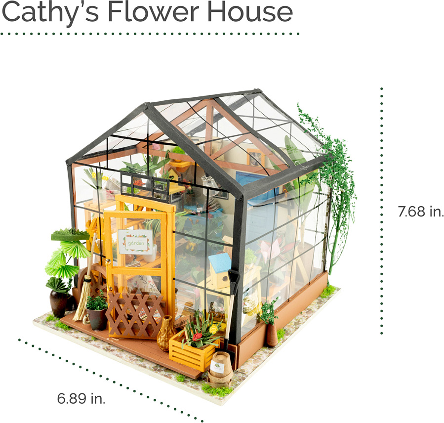 Diy Miniature House Cathy S Flower House The Learning Tree