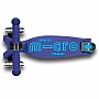 Micro Kickboard Maxi Deluxe Foldable LED - Navy Blue