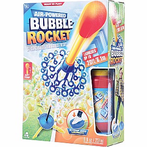 Bubbletastic Bubble Shuttle Air Powered Rocket Launcher Missile Blower Jet Toy 