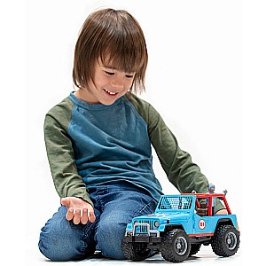 Bruder Jeep Cross Country Racer w/ Driver - Blue