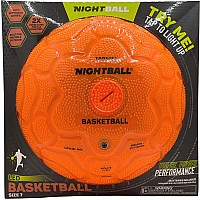 Tangle LED NightBall Basketball - Orange