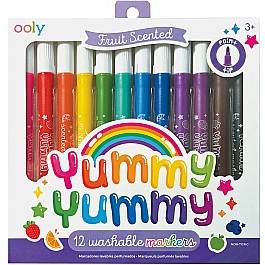 Yummy Yummy Scented Washable Markers - 12 pk