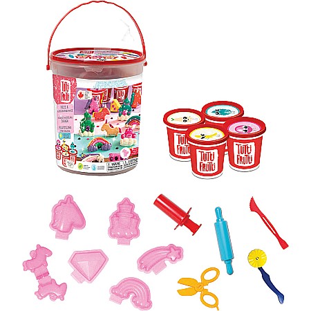Tutti Frutti Sparkling Unicorns Bucket Dough Kit