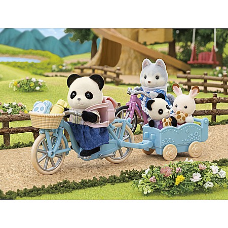 Calico Critters Cycle & Skate Set Panda Girl