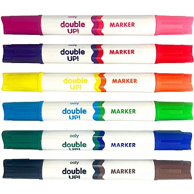 Double Up! Double-Ended Markers - 6 pk