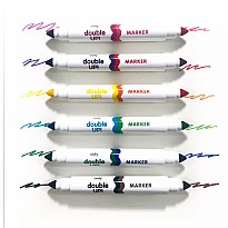 Double Up! Double-Ended Markers - 6 pk