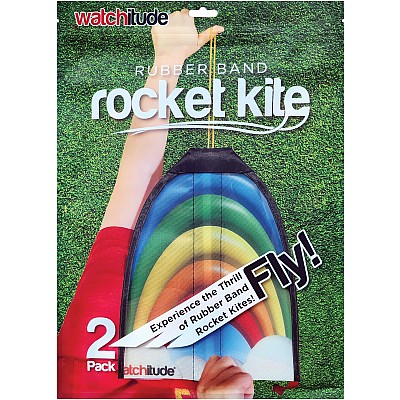 Rubber Band Rocket Kite - 2 pk
