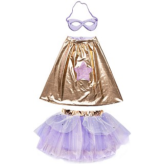 Super Duper Tutu, Cape & Mask Lilac/Rose Gold