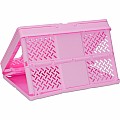 Pink Foldable Storage Crate Large