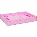 Pink Foldable Storage Crate Large