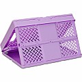 Purple Foldable Storage Crate Large