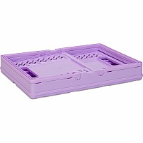 Purple Foldable Storage Crate Large