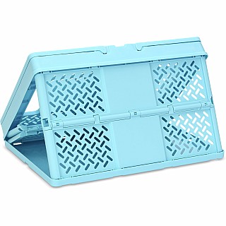 Blue Foldable Storage Crate Large