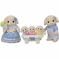 Calico Critters Flora Rabbit Family