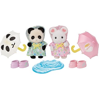 Calico Critters Nursery Friends - Rainy Day Duo