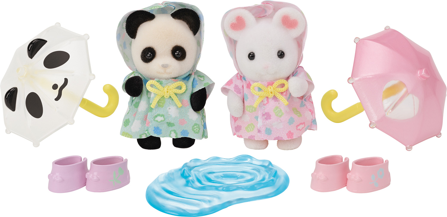 Calico Critters Nursery Friends - Rainy Day Duo